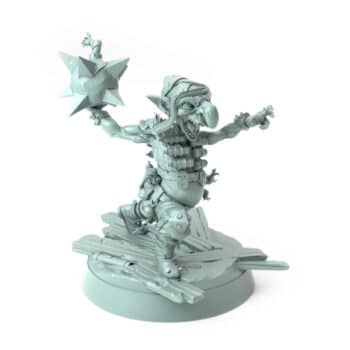 Bomber Pose A Bomb Lobbin goblin throwing bomb 3D printed miniature