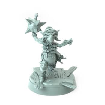 Bomber Pose A Bomb Lobbin goblin throwing bomb 3D printed miniature