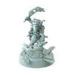 Bomber Pose B Twin Cleaver Chaos goblin fighter dual wielding cleavers 3D printed miniature