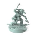 Bomber Pose B Twin Cleaver Chaos goblin fighter dual wielding cleavers 3D printed miniature