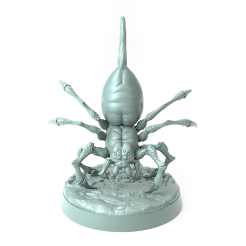 Child Weaver B Halloween-themed 3D-printed large spider creature for tabletop RPG and fantasy games