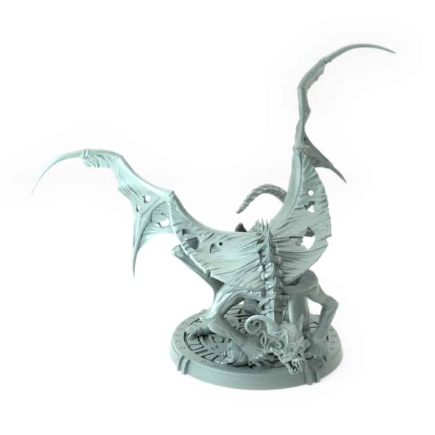 vampire monster miniature 3d printed bat creature gothic horror RPG figure