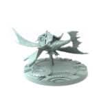 3D-printed flying character from Aethernals theme with detailed wings and arcane design