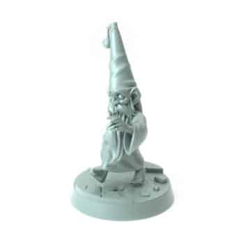 Garden Gnome 3D-printed whimsical gnome figure with tall hat and beard tabletop decor