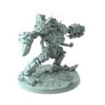 Goblin Meka Pose A Grinning Head goblin fighter meka suit 3D printed miniature