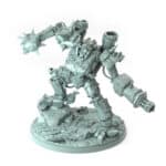 Goblin Meka Pose B Cigar Head goblin fighter meka suit 3D printed miniature