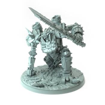 Goblin Meka Pose C Sneer Head goblin fighter meka suit 3D printed miniature