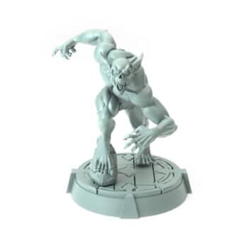 vampire beast miniature savage 3d printed feral horror creature