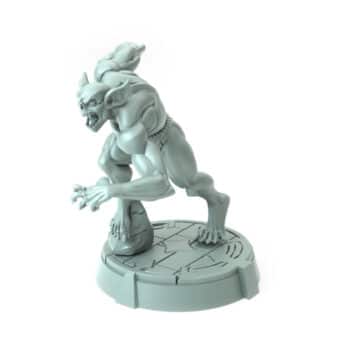 vampire beast miniature savage 3d printed feral horror creature