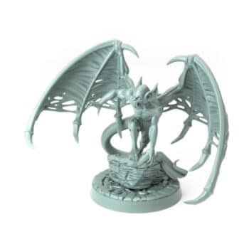 vampire bat creature 3D printed gothic vampire beast horror figure