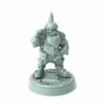 Male Miner Gruvar 3D printed dwarf with mining gear and pickaxe