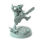 Maniac Pose E Sawbard Strummer goblin fantasy 3D printed miniature for tabletop games