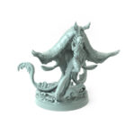 High-detail 3D-printed model of Oracle Bearers A featuring a mystical sea oracle with a glowing orb.