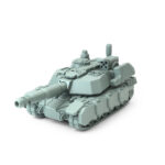 65-ton Rommel heavy tank miniature model