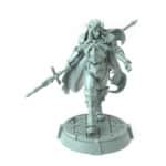 vampire warrior miniature 3D printed gothic vampire leader figure