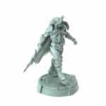 vampire warrior miniature 3D printed gothic vampire leader figure