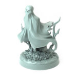 Specter Manifesting 3D-printed ghostly figure for dark fantasy and Halloween-themed tabletop RPGs