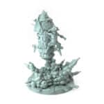 Splatter Rocketeer goblin fantasy 3D printed miniature for tabletop games