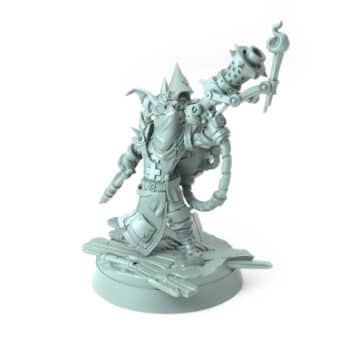 Surgeon Pose A Fire n Slice Doktor goblin fantasy 3D printed miniature for tabletop games