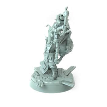 Surgeon Pose A Fire n Slice Doktor goblin fantasy 3D printed miniature for tabletop games