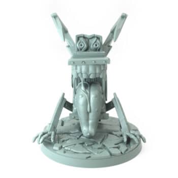 Table Mimic 3D-printed monstrous table with sharp teeth and tentacle tongue tabletop gaming