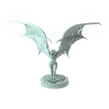 vampire winged creature 3D printed gothic vampire predator figure