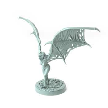 vampire winged creature 3D printed gothic vampire predator figure