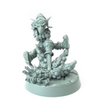 Tosser B Blast Frenzy goblin fantasy 3D printed miniature for tabletop games