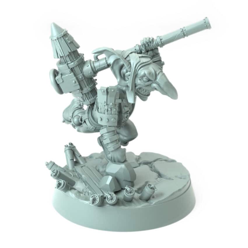 Tosser D Maul Swinga B goblin fantasy 3D printed miniature for tabletop games