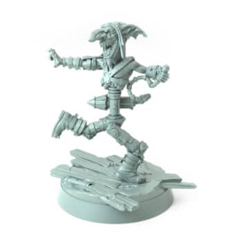 Tosser E Rocket-body Dash goblin fantasy 3D printed miniature for tabletop games