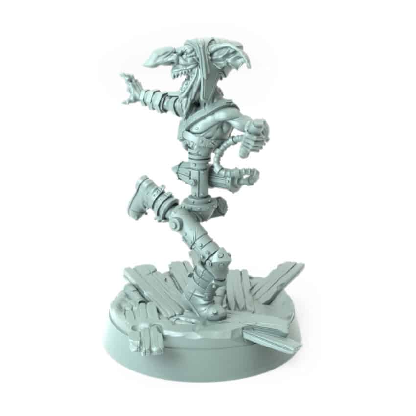 Tosser E Rocket-body Dash goblin fantasy 3D printed miniature for tabletop games