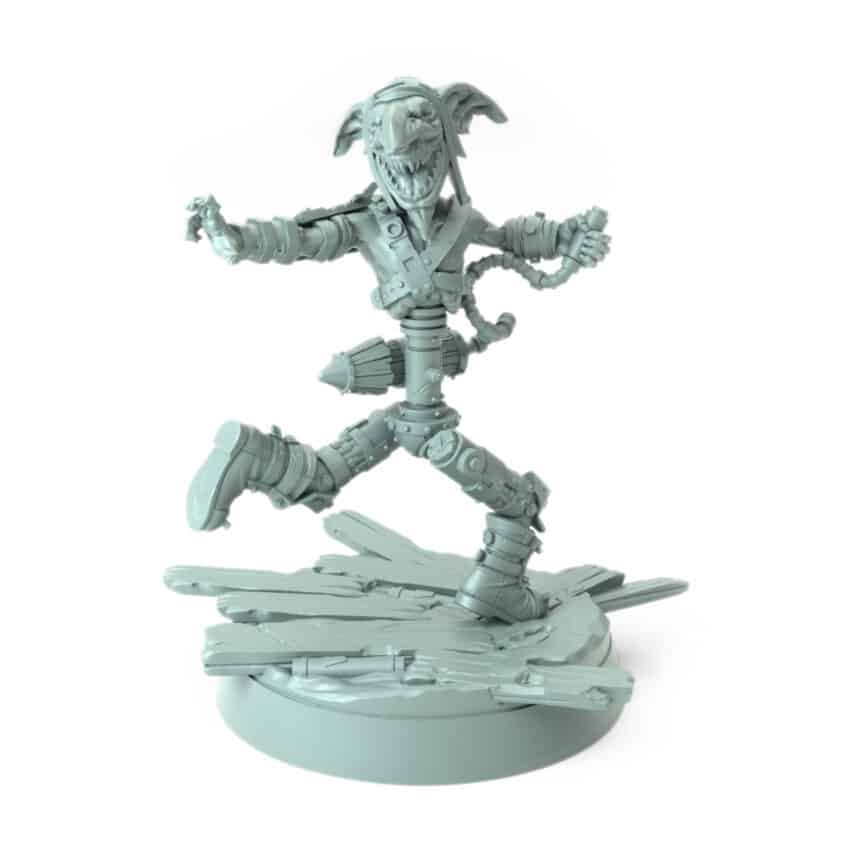 Tosser E Rocket-body Dash goblin fantasy 3D printed miniature for tabletop games