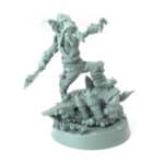 Tosser H Shield Surf n Boom goblin fantasy 3D printed miniature for tabletop games