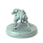 Undead Dog 3D-printed decaying dog figure for dark fantasy and Halloween-themed tabletop RPGs