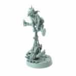 Unicycle Pose B Wild Wheelin Split goblin fantasy 3D printed miniature for tabletop games