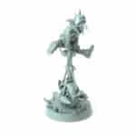 Unicycle Pose B Wild Wheelin Split goblin fantasy 3D printed miniature for tabletop games