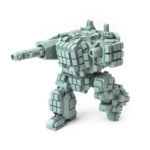 3D printed UrbanMech battlemech