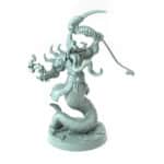 Wizard Mimic 3D-printed sorcerer with mimic features and magical effects fantasy tabletop gaming