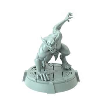 vampire beast miniature 3D printed feral gothic predator horror figure